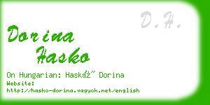 dorina hasko business card